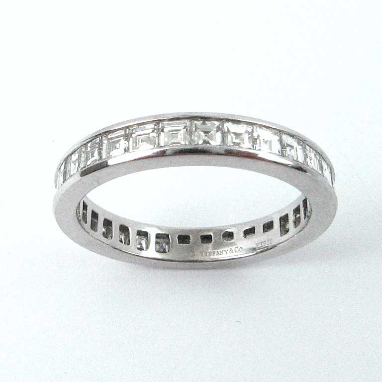 Tiffany & Co. Diamond Eternity Platinum Ring